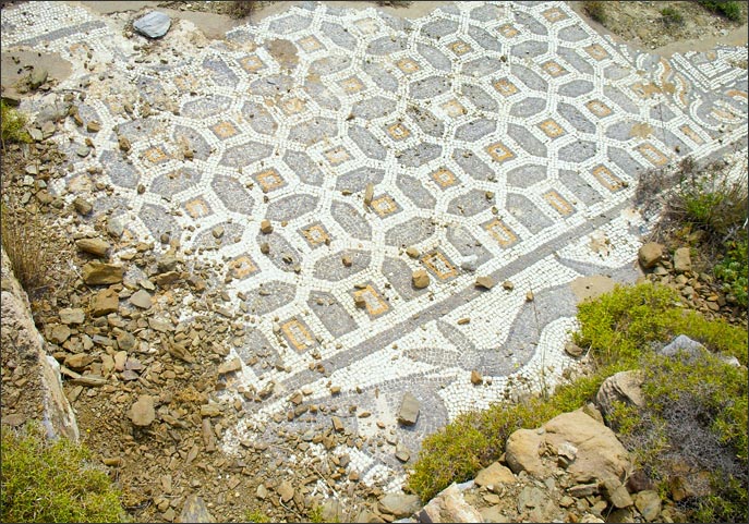 Palaeochristian mosaic floor, Kareli Basilica