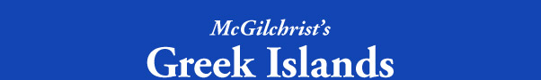 McGilchrists Greek Islands banner
