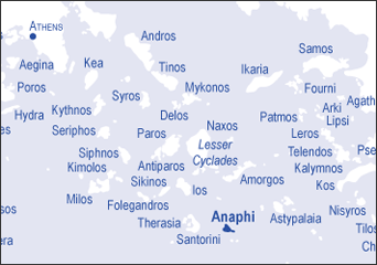 Anaphi locator map
