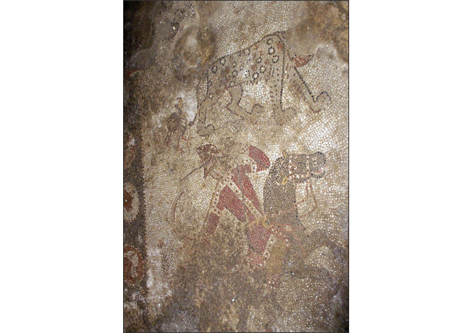 Ancient mosaic floor, Ag. Giorgios sto Vouno